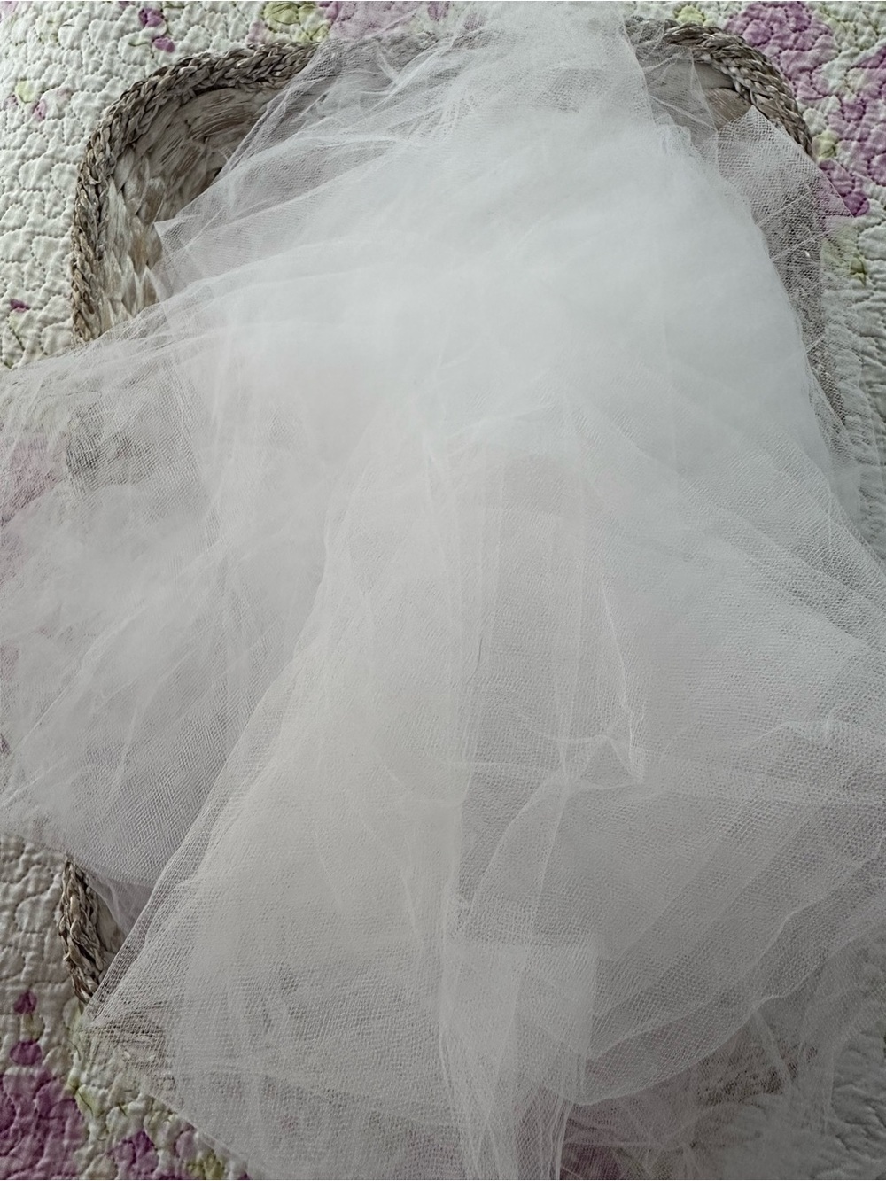 White Tulle in Various Cuts